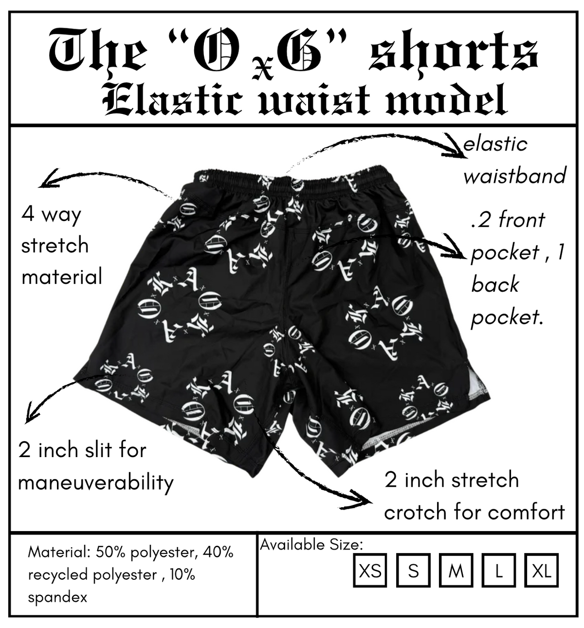 4 Way Stretch “O.G.” Elastic Waistband